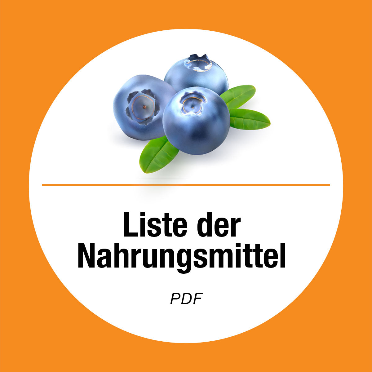 Liste der Nahrungsmittel